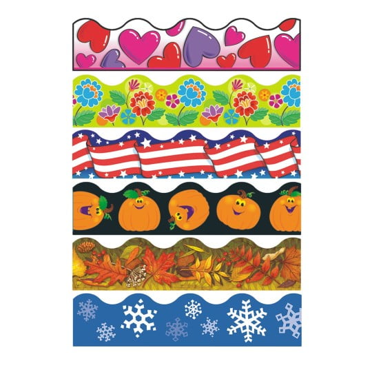 Seasonal Bulletin Border Trim Pk6