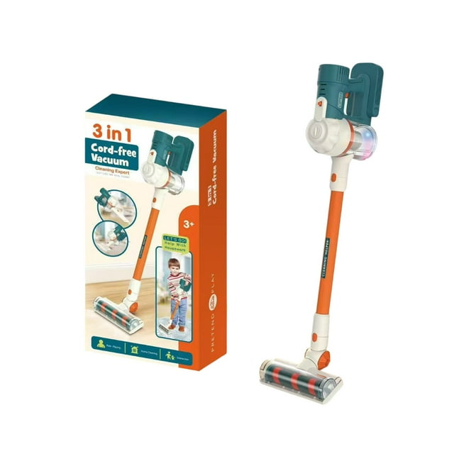 Fesfesfes Aspirateur Réaliste pour Enfants Ensemble d'Outils de Nettoyage Jeu de Simulation Jouets de Ménage pour Enfants Expérience de Nettoyage Simulée