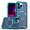 Darkblue, variant on Designed for For iPhone 13 Pro Max Case Dual Layer Heavy Duty Tough Rugged Light Weight Compatible with MagSafe Rugged Military Grade Drop Protection Cover For iPhone 13 Pro Max - 6.7", Green