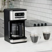 Mr. Coffee 14 Cup Programmable Coffee Maker, Stainless Steel