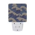 thumbnail image 5 of Yayeee LED Plug in Night Light for The Home with Auto Dusk to Dawn Light Sensors, 2 Pack, Blue Wave Pattern, 5 of 6