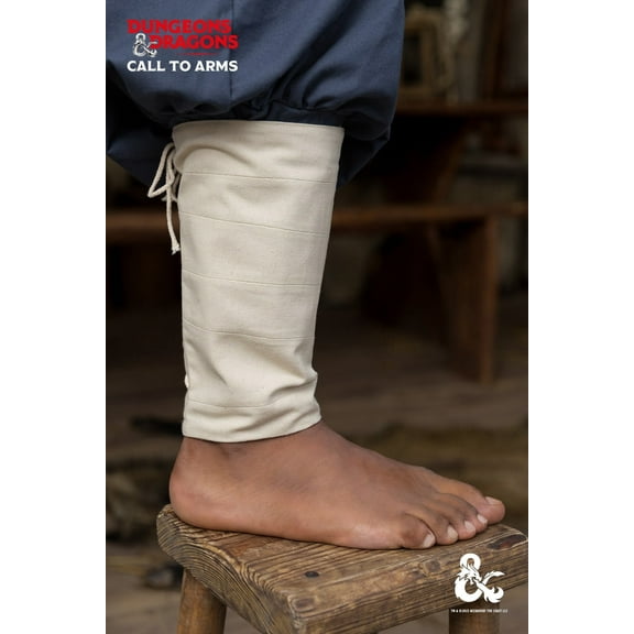 Burgschneider - Dungeons & Dragons Monk Greaves Natural (size: L/XL )