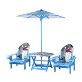 O'Kids Adirondack Table and Chairs Set, Shark - Walmart.com