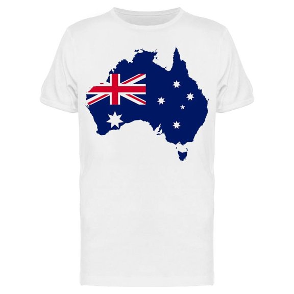 Australian Flag Map Tee Men's -Image by Shutterstock