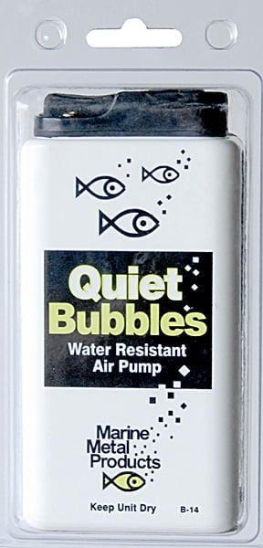 FREE SHIPPING IN USA....MARINE METAL PRODUCTS B-14 QUIET BUBBLES AERATING PUMP 