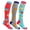 Fashion-2, variant on Compression Socks Knee High - Made for Running, Athletics and Pregnancy - 3 Pair