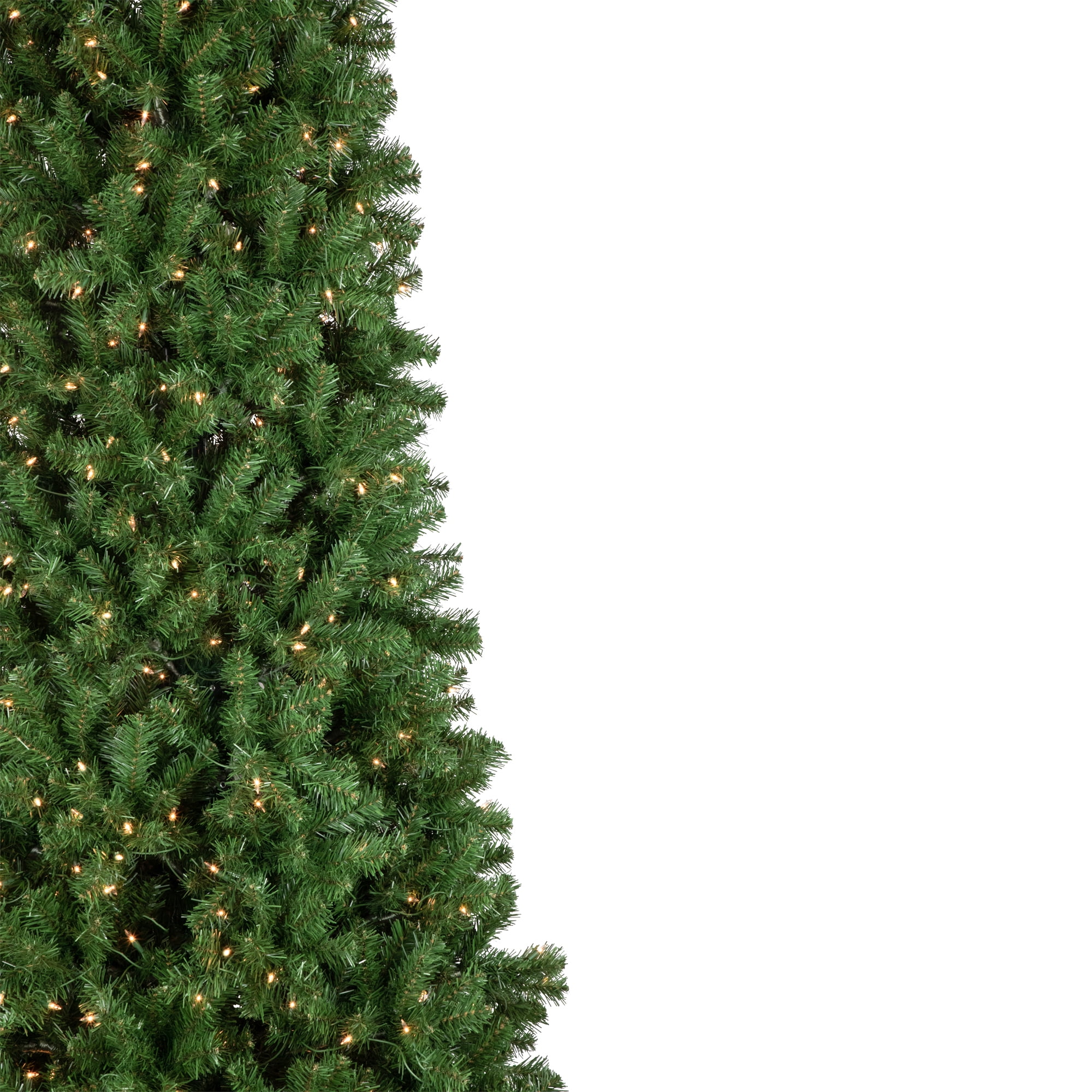 Northlight Pre-Lit Pendleton Spruce Slim Artificial Christmas Tree Clear Lights