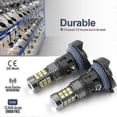 thumbnail image 2 of 2pcs HP24W LED Daytime Running Light Bulbs With DRL Base Daylight Bulb For Peugeot 3008 5008 2009-20, 2 of 2