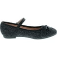 thumbnail image 6 of Link Marina-36K Girl's Glitter Bow Ballerina Party Dressed Flat Mary Janes, 6 of 7