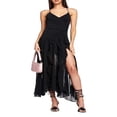 thumbnail image 3 of Off Shoulder Women‘s Sleeveless Solid Color Midi Dress, 3 of 8
