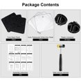 thumbnail image 4 of Pemberly Row 12-cube PP & Steel Portable Closet Storage Organizer w/ Doors-Black, 4 of 9
