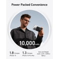 thumbnail image 4 of Anker MagGo Power Bank, Qi2 Certified 15W Ultra-Fast MagSafe-Compatible Portable Charger, 10,000mAh Battery Pack with Smart Display & Foldable Stand, For iPhone 16/15/14/13 Only (USB-C Cable Included), 4 of 5