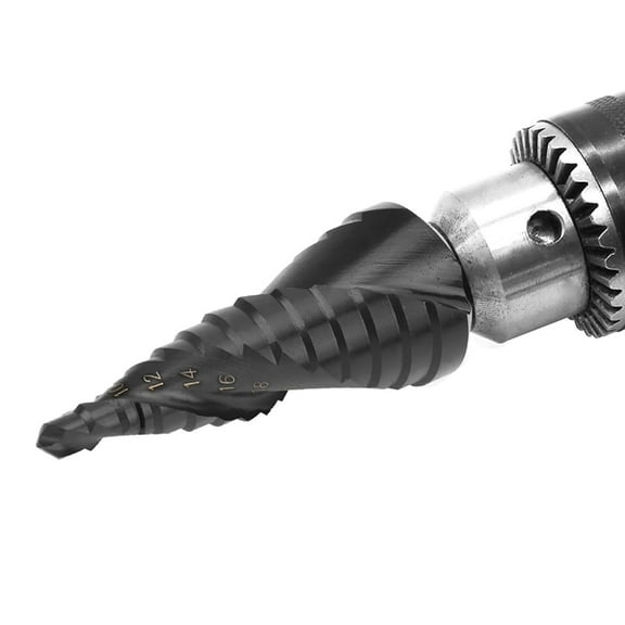 6‑30mm Cone Step Drill Bit Nitriding High Speed Steel Hole Cuttet for Metal Sheet