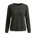 thumbnail image 5 of Hurxie Women Tops Long Sleeve Blouses Dressy Casual Crewneck Pleated Tunic Shirts Loose Fashion Clothes, 5 of 5