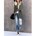 thumbnail image 4 of Women's Long Sleeve Open Front Cardigan Sweaters Lightweight Soft Knit Drape Outerwear with Pockets, 4 of 5