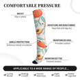 thumbnail image 3 of Bixox Peach Print Compression Socks,Compression Socks Women & Men Circulation for Medical,Running,Athletic, 3 of 7