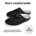 thumbnail image 6 of Lsque Ornate Dark Skull Book Pattern Womens Comfort Cotton on Scuff With Memory Foam and Anti-skid Sole Slipper-44/45, 6 of 7