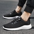 thumbnail image 2 of dmqupv Sneakers for Women Size 9 Or Mens Size 7 1/2 Fashion Men Mesh Casual Sport Shoes Lace Mens Sneakers Size 8.5 Black 10.5, 2 of 5