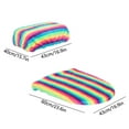 thumbnail image 3 of Usloyux Under $5 Rainbow Print Toilet Tank Lid Cover,Stretch Toilet Lid Cover and Tank Cover,Stretchable Toilet Lid Seat Cover with Elastic Edge,Toilet Bathroom Accessories, 3 of 6