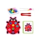 thumbnail image 1 of Rompecabezas de cuentas de oruga,Juego de cuentas de tablero de clavijas de madera Rainbow Clip,Juego de mesa para clasificar juguetes,rompecabezas de cuentas,Juego de Contar Estilo E, 1 of 8