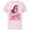 Soft Pink, variant on Disney Princess Ariel Own It Girl - Short Sleeve Cotton T-Shirt for Adults - Customized-Natural