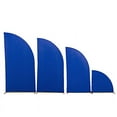 thumbnail image 2 of BalsaCircle 4 Royal Blue Fitted Spandex Matter Half Moon Wedding Arch Backdrop Stand Covers Set Party Events Decorations, 2 of 8