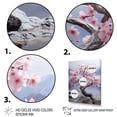 thumbnail image 3 of Designart "Pink blossom Serenity I" Floral & Botanical Floater Framed Wall Decor, 3 of 7