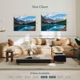 thumbnail image 4 of Elephant Stock Moraine Lake In The Valley Wall Art - Horizontal Canvas Wall Art - Living Room Wall Decor - Nature Canvas - Gray And Blue Decor - 45" x 30", 4 of 8