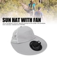 thumbnail image 3 of Gombado del Sol, Sombrero de Ventilador Ancho Transpirable Para Aire Libre, 3 of 7