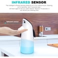 thumbnail image 2 of Automatic Soap Dispenser, Automatic Foam Soap Dispenser Infrared Motion Detector Autosoap Dispenser For Bathroom Or Kitchen (Black), 2 of 7