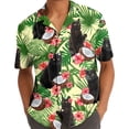 thumbnail image 5 of Funny Black Cat Coconut Hawaiian Shirt, Tropical Summer Short Sleeve Button Down Shirt for Men, Women, 5 of 7