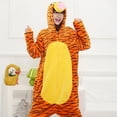 thumbnail image 3 of Mono de tigre Unisex, disfraz de Animal para adultos, pijamas de felpa para niños, monos de Cosplay de una pieza, Halloween, Navidad, disfraz familiar, 3 of 4