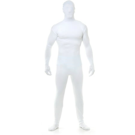 Adults Mens Womens White Team Spirit Bodysuit Costume