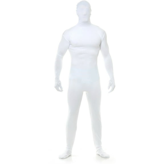 Charades Costumes Adults Mens Womens White Team Spirit Bodysuit Costume Medium 40-42