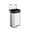 12L Sliver, variant on TEQIN Stainless Steel Trash Can with Lid, Large Garbage Can, Rustproof Step-on Kitchen Metal Trash Bin with Inner Bucket for Kitchen Office