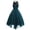 Navy, variant on Qiopertar Gothic Lace Chiffon Dress for Women Retro Evening Gown Lace Trim Cocktail Party Vintage Elegant Off Shoulder Dress, Hot Pink M