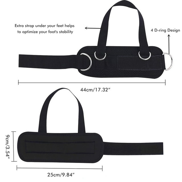 1 Par De Correas De Tobillo Para Accesorios De Máquinas De Cable Tobilleras Ajustables Para Gimnasio En Interiores Con Anillo 4 D Para Ejercicios De Glúteos Kickbacks Extensiones ANGGREK Otros Deportes