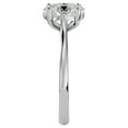 thumbnail image 4 of SuperJeweler 1 Carat Oval Shape Moissanite Solitaire Engagement Ring in 14 Karat White Gold, 4 of 6