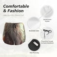 thumbnail image 6 of Haiem Mystic Fox With Halo Women's 2 in 1 Running Shorts - Lightweight Athletic Workout Gym Yoga Breathable Sports Shorts Liner with Phone Pockets-Small, 6 of 9