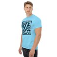 thumbnail image 4 of Unisex classic graphic tee message positivity make today great generated (Sky, 3XL), 4 of 6