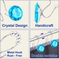 thumbnail image 3 of 12 piezas de ganchos para cortina de ducha, anillos para baño, ganchos dobles deslizantes, ganchos antioxidantes con diamantes de imitación de cristal, varillas para cortinas y, 3 of 5
