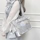 thumbnail image 3 of Bolsos para mujer Bolsos de mano de gran capacidad de moda japonesa para mujer Bolsas para mujeres Bandage Bow Hrajyku Y2k Bolso de hombro, 3 of 5