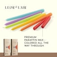 thumbnail image 3 of Leor & Lair Spring Taper Candles - 6 Pack - Spring Candles for Easter & Spring Decor, 3 of 4