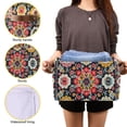 thumbnail image 3 of Yayeee 2 Pack Canvas Storage Basket with Handles for Shelves Fabric Bins Closet Organizer, Colorful Floral Pattern, 3 of 8