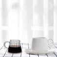thumbnail image 2 of Jarra de vidrio: Elegante jarra de vidrio para espumar leche, pequeña jarra para café y té, transparente, para casa, restaurante, cafetería, 200 ml., 2 of 8