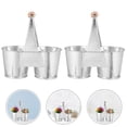 thumbnail image 3 of SHISUYAN 3pcs Creative Retro Flowerpot Durable Home Flower Arrangement Holder Plant Pot, 3 of 8