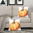 thumbnail image 3 of Ensemble de Citrouille Automne Atmosphère Maison Coussin Décoratif Lin Imprimé Feuille d'Érable Coussin, 3 of 3