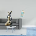 thumbnail image 2 of Estatua de la dama,Estatua de dama tribal africana,artesanías de cafetería hechas a mano,Figura de dama en traje de baño,Figura de dama en traje de baño para decoración de mesa,Escultura, 2 of 8