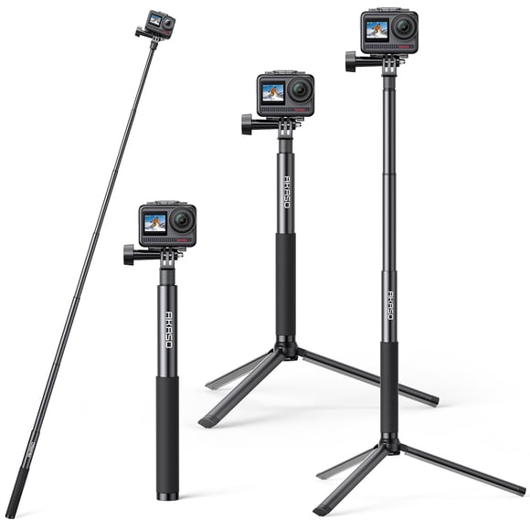 Accesorios para cámaras de acción AKASO Selfie Stick con trípode