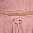 thumbnail image 7 of Xunmmm Womens Pajamas Set Lace Straps Tank Top and Long Pants Ribbed Loungewear Sleepwear Home Clothes, 7 of 7